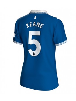 Everton Michael Keane #5 Heimtrikot für Frauen 2023-24 Kurzarm